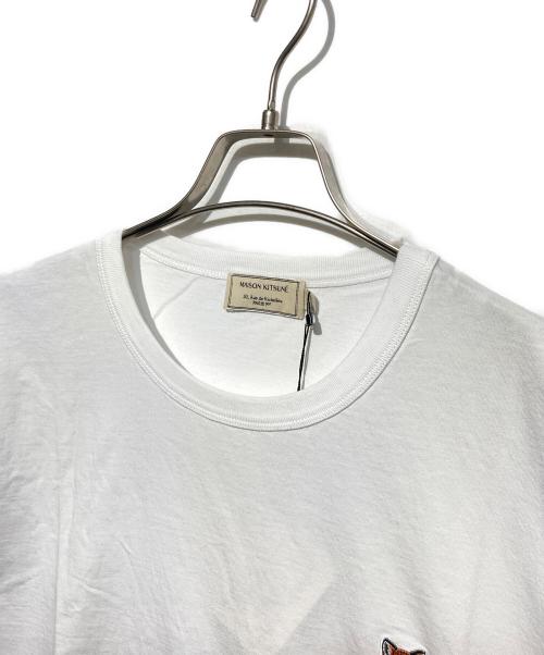 maison kitsune（メゾンキツネ）maison kitsune (メゾンキツネ) FOX HEAD PATCH CLASSIC TEE ホワイト サイズ:XLの古着・服飾アイテム