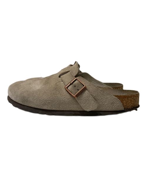 BIRKENSTOCK（ビルケンシュトック）BIRKENSTOCK (ビルケンシュトック) BOSTON スエードサンダル ベージュ サイズ:26.5の古着・服飾アイテム