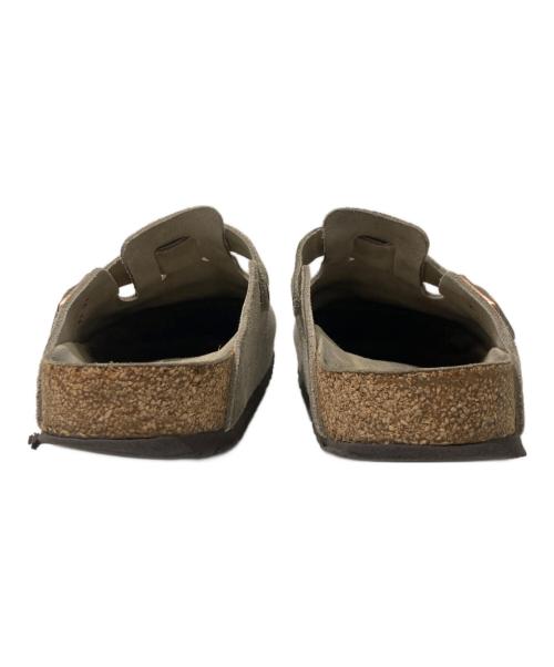 BIRKENSTOCK（ビルケンシュトック）BIRKENSTOCK (ビルケンシュトック) BOSTON スエードサンダル ベージュ サイズ:26.5の古着・服飾アイテム
