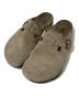 BIRKENSTOCK（ビルケンシュトック）の古着「BOSTON スエードサンダル」｜ベージュ