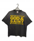 SAINT MICHAELセントマイケル）の古着「SS T-SHIRT/GOD SAINT」｜グレー