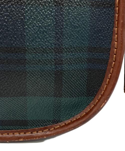 POLO RALPH LAUREN（ポロ・ラルフローレン）POLO RALPH LAUREN (ポロ・ラルフローレン) ブラックウォッチ ショルダーバッグ グリーンの古着・服飾アイテム