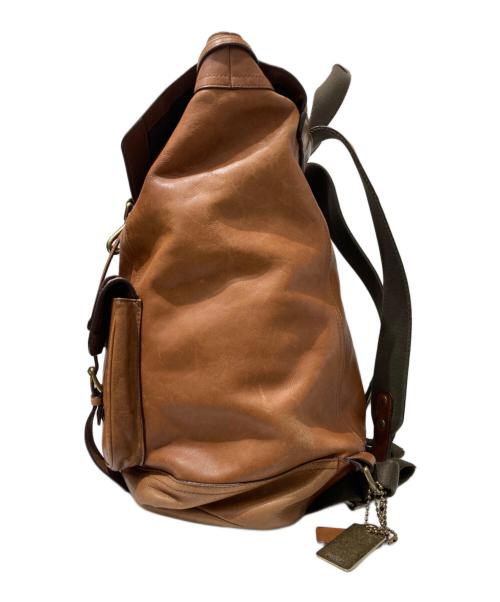 COACH（コーチ）COACH (コーチ) レザーリュック ブラウンの古着・服飾アイテム