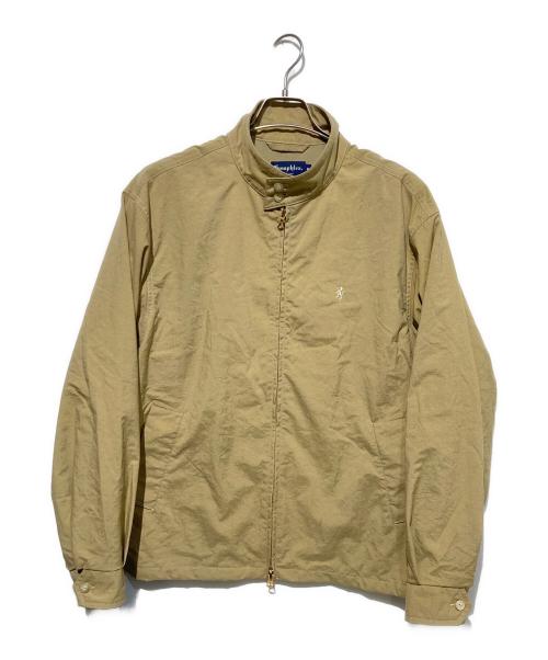 Gymphlex（ジムフレックス）Gymphlex (ジムフレックス) ウォームアップ ハリントンジャケット ベージュ サイズ:Mの古着・服飾アイテム