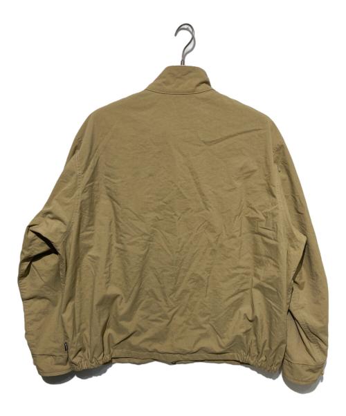 Gymphlex（ジムフレックス）Gymphlex (ジムフレックス) ウォームアップ ハリントンジャケット ベージュ サイズ:Mの古着・服飾アイテム