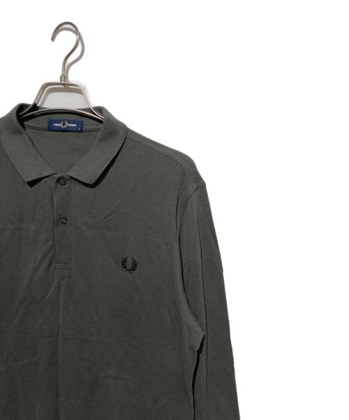 FRED PERRY（フレッドペリー）FRED PERRY (フレッドペリー) ポロシャツ グレー サイズ:Lの古着・服飾アイテム