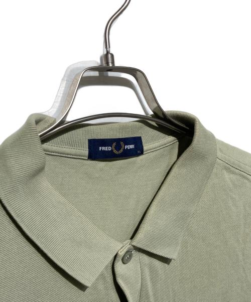 FRED PERRY（フレッドペリー）FRED PERRY (フレッドペリー) ポロシャツ ベージュ サイズ:XLの古着・服飾アイテム