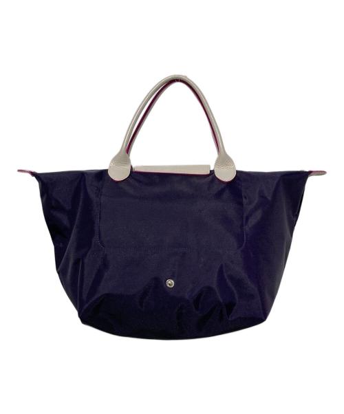 LONGCHAMP（ロンシャン）LONGCHAMP (ロンシャン) ルプリアージュ トートバッグ パープルの古着・服飾アイテム