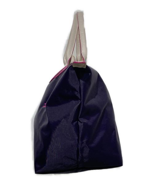 LONGCHAMP（ロンシャン）LONGCHAMP (ロンシャン) ルプリアージュ トートバッグ パープルの古着・服飾アイテム