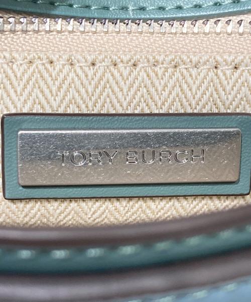 TORY BURCH（トリーバーチ）TORY BURCH (トリーバーチ) 編込み2WAYショルダーバッグ ブルーの古着・服飾アイテム
