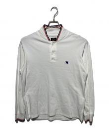 Needles（ニードルズ）の古着「Collar L/S Polo-Cotton Pique」｜ホワイト