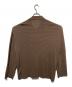 BASICK (ベイシックス) リブニットシャツ ブラウン サイズ:M：7000円