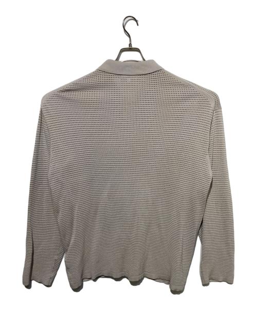 BASICK（ベイシックス）BASICK (ベイシックス) リブニットシャツ ベージュ サイズ:Mの古着・服飾アイテム