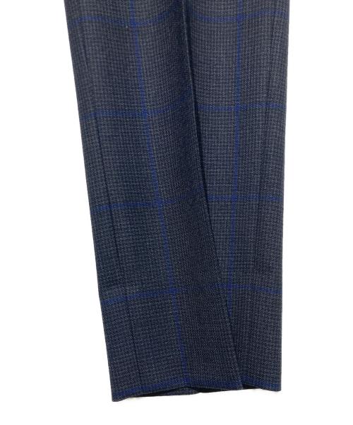 J.PRESS（ジェイプレス）J.PRESS (ジェイプレス) ミキシングチェックスラックス ネイビー サイズ:82の古着・服飾アイテム