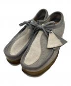 CLARKS ORIGINALSクラークス オリジナルズ）の古着「ワラビーブーツ」｜グレー×ベージュ