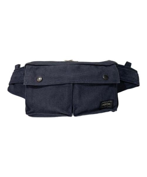 PORTER（ポーター）PORTER (ポーター) ウエストバッグ インディゴの古着・服飾アイテム