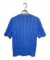 POLO RALPH LAUREN (ポロ・ラルフローレン) 丸首ケーブルニットカーディガン ブルー サイズ:S：9000円