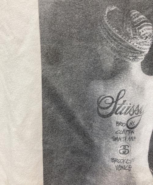 stussy（ステューシー）stussy (ステューシー) LE VIOLON PIG DYED TEEル・ヴィオロン・ピグ・ダイド・ティー ホワイト サイズ:Ｓの古着・服飾アイテム