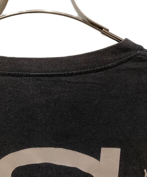 stussy（ステューシー）stussy (ステューシー) ロゴ刺繍カットソー ブラック サイズ:Sの古着・服飾アイテム
