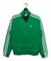 adidas（アディダス）の古着「ウーブン ファイヤーバード トラックトップ」｜グリーン