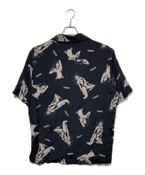 Hysteric Glamour（ヒステリックグラマー）Hysteric Glamour (ヒステリックグラマー) DAYBREAK柄アロハシャツ ブラック サイズ:Ｍの古着・服飾アイテム