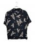 Hysteric Glamour（ヒステリックグラマー）の古着「DAYBREAK柄アロハシャツ」｜ブラック