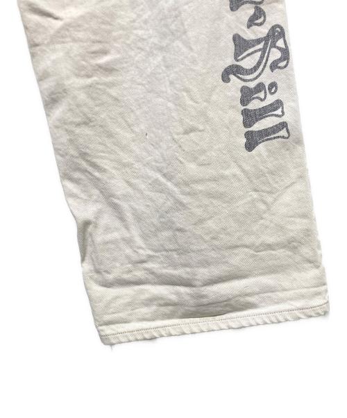 SUGARHILL（シュガーヒル）SUGARHILL (シュガーヒル) TATTOO STUDIO YAMADA (タトゥースタジオヤマダ) TATTOO FLASH PRINT MODERN DENIM REGULER CUT ベージュ サイズ:30の古着・服飾アイテム
