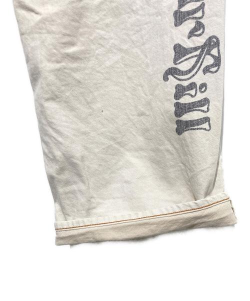SUGARHILL（シュガーヒル）SUGARHILL (シュガーヒル) TATTOO STUDIO YAMADA (タトゥースタジオヤマダ) TATTOO FLASH PRINT MODERN DENIM REGULER CUT ベージュ サイズ:30の古着・服飾アイテム