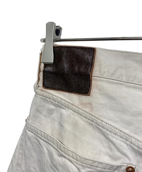 SUGARHILL（シュガーヒル）SUGARHILL (シュガーヒル) TATTOO STUDIO YAMADA (タトゥースタジオヤマダ) TATTOO FLASH PRINT MODERN DENIM REGULER CUT ベージュ サイズ:30の古着・服飾アイテム