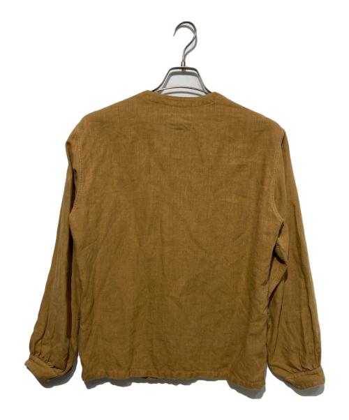 The 2 Monkeys（ザトゥーモンキーズ）The 2 Monkeys (ザトゥーモンキーズ) Linen Sport Shirt ブラウン サイズ:Sの古着・服飾アイテム