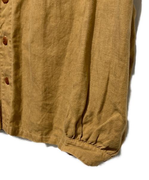 The 2 Monkeys（ザトゥーモンキーズ）The 2 Monkeys (ザトゥーモンキーズ) Linen Sport Shirt ブラウン サイズ:Sの古着・服飾アイテム