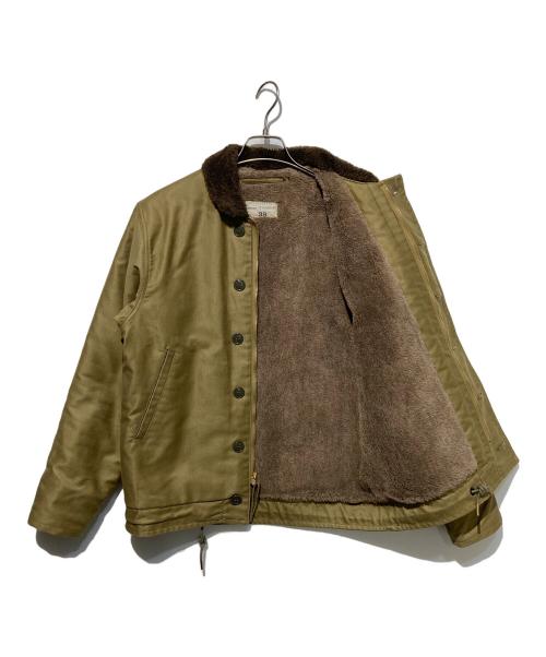 THE REAL McCOY'S（ザ・リアルマッコイズ）THE REAL McCOY'S (ザ・リアルマッコイズ) デッキジャケット カーキ サイズ:38の古着・服飾アイテム
