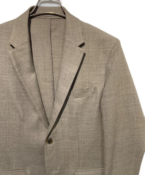 417 by EDIFICE（417 バイ エディフィス）417 by EDIFICE (417 バイ エディフィス) EVALET メッシュセットアップ ベージュ サイズ:Lの古着・服飾アイテム