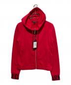 ARMANI EXCHANGEアルマーニ エクスチェンジ）の古着「ジップパーカー」｜レッド
