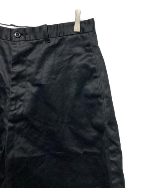 HARVESTY（ハーベスティー）HARVESTY (ハーベスティー) FLARED SHORT PANTS ブラック サイズ:2の古着・服飾アイテム