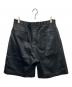 HARVESTY (ハーベスティー) FLARED SHORT PANTS ブラック サイズ:2：5000円