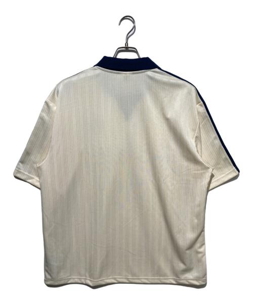 adidas（アディダス）adidas (アディダス) 襟付きゴーリートップ ベージュ サイズ:Lの古着・服飾アイテム