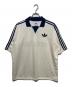adidas（アディダス）の古着「襟付きゴーリートップ」｜ベージュ