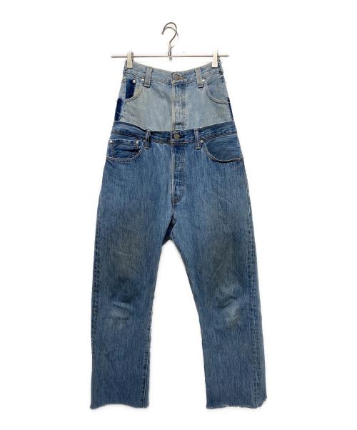 QUIITO（キイト）QUIITO (キイト) Ｗ WAIST DENIM PT インディゴ サイズ:36の古着・服飾アイテム