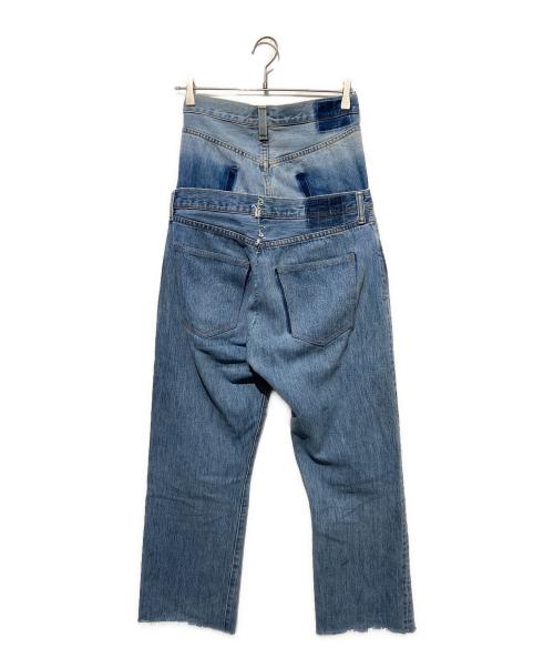 QUIITO（キイト）QUIITO (キイト) Ｗ WAIST DENIM PT インディゴ サイズ:36の古着・服飾アイテム