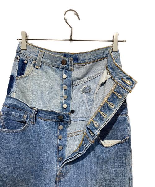 QUIITO（キイト）QUIITO (キイト) Ｗ WAIST DENIM PT インディゴ サイズ:36の古着・服飾アイテム