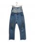 QUIITO（キイト）の古着「Ｗ WAIST DENIM PT」｜インディゴ