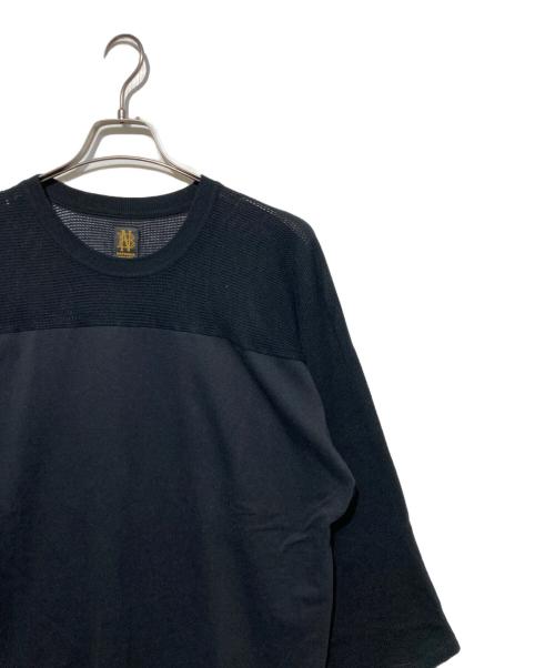 BATONER（バトナ―）BATONER (バトナ―) フットボールTシャツ ブラック サイズ:2の古着・服飾アイテム