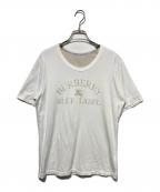 BURBERRY BLUE LABELバーバリー ブルー レーベル）の古着「ロゴプリントTシャツ」｜ホワイト