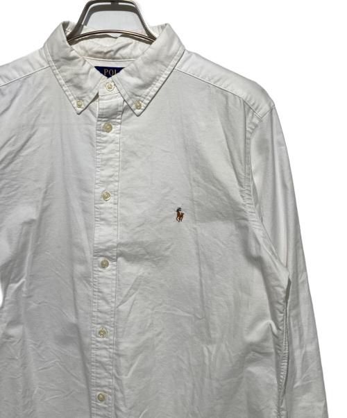POLO RALPH LAUREN（ポロ・ラルフローレン）POLO RALPH LAUREN (ポロ・ラルフローレン) ボタンダウンシャツ ホワイト サイズ:kids XLの古着・服飾アイテム