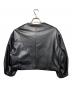 BLUE LABEL CRESTBRIDGE (ブルーレーベルクレストブリッジ) スムースフェイクレザージャケット ブラック サイズ:36：15000円