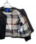 中古・古着 BLUE LABEL CRESTBRIDGE (ブルーレーベルクレストブリッジ) スムースフェイクレザージャケット ブラック サイズ:36：15000円