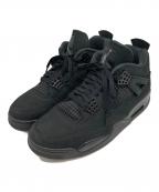 NIKEナイキ）の古着「AIR JORDAN 4 RETRO BLACK CAT」｜ブラック
