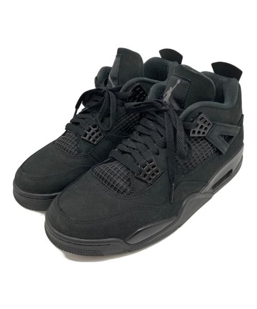 NIKE（ナイキ）NIKE (ナイキ) AIR JORDAN 4 RETRO BLACK CAT ブラック サイズ:27.5の古着・服飾アイテム