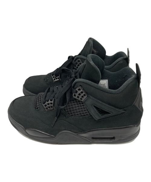 NIKE（ナイキ）NIKE (ナイキ) AIR JORDAN 4 RETRO BLACK CAT ブラック サイズ:27.5の古着・服飾アイテム